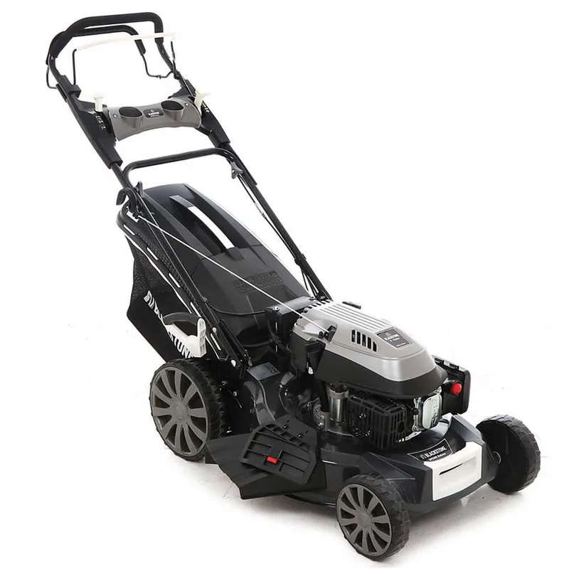 Blackstone SP530E Deluxe - Tondeuse à gazon thermique tractée - 4 en 1