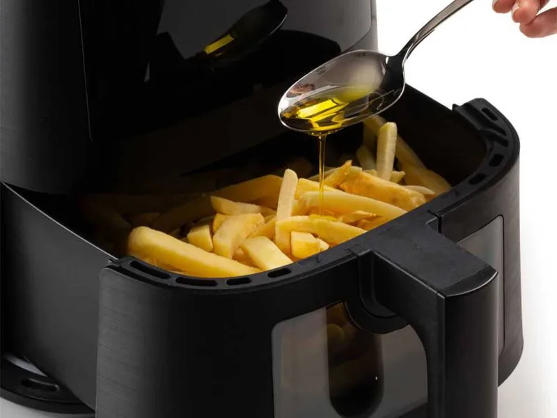 Ariete 4633 Noir - Friteuse à air chaud 4L - Écran tactile