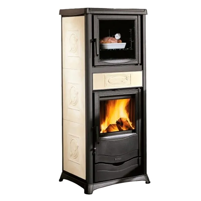 La Nordica ROSSELLA PLUS FORNO.165 céramique - Panna poêle à bois