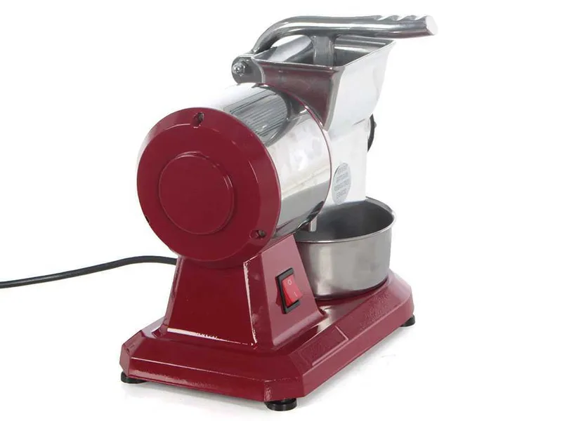 Agrieuro Top Line Basic Red Vintage - Râpe électrique de table - en aluminium moulé sous pression - 350W