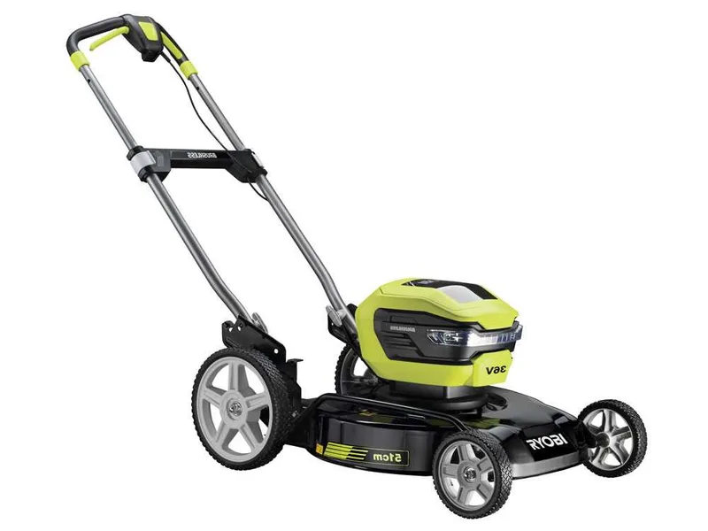 Tondeuse électrique à batterie ryobi RY36LMMX51A-140 seulement mulching - MAX power 36V - 4Ah - coupe de 51 cm