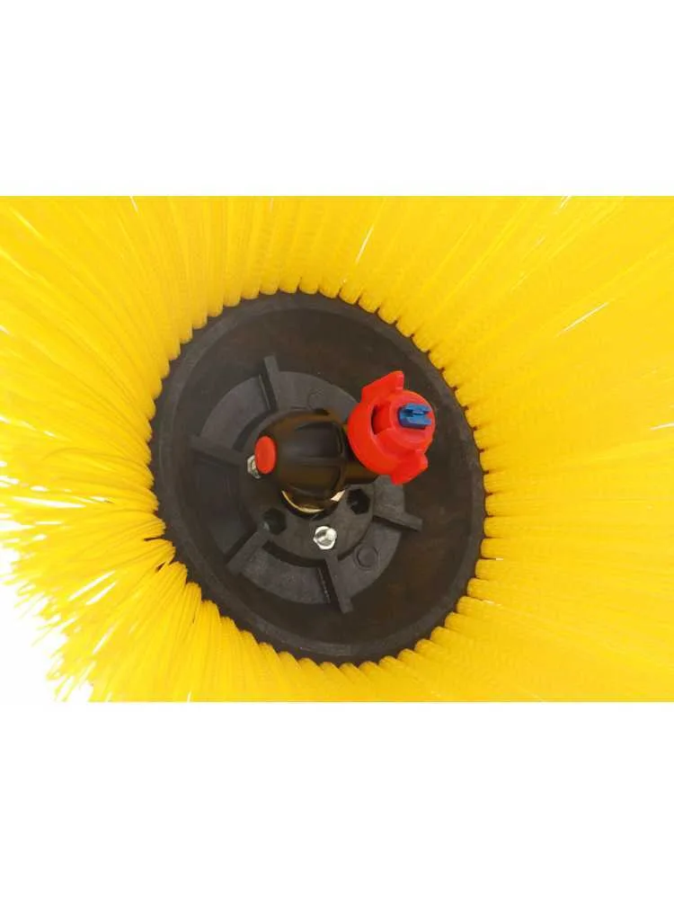 Rampe de désherbage interligne professionnelle avec brosse rotative de 40 cm en nylon
