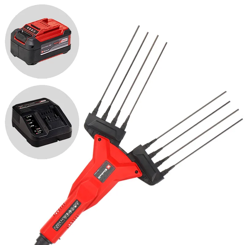Einhell GE-FS 18/53 - Peigne vibreur à batterie - Perche télescopique - 18V 5.2Ah