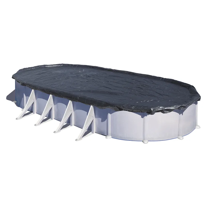 Couverture pour piscines ovales Gre 1000 x 550 cm