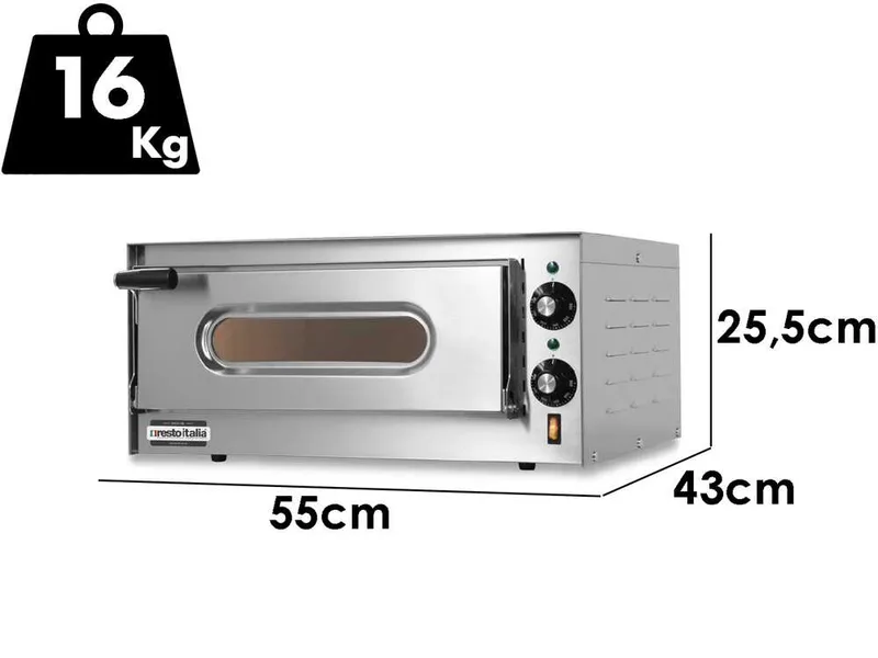 Resto Italia Small G - Four électrique à pizza - 1600 W