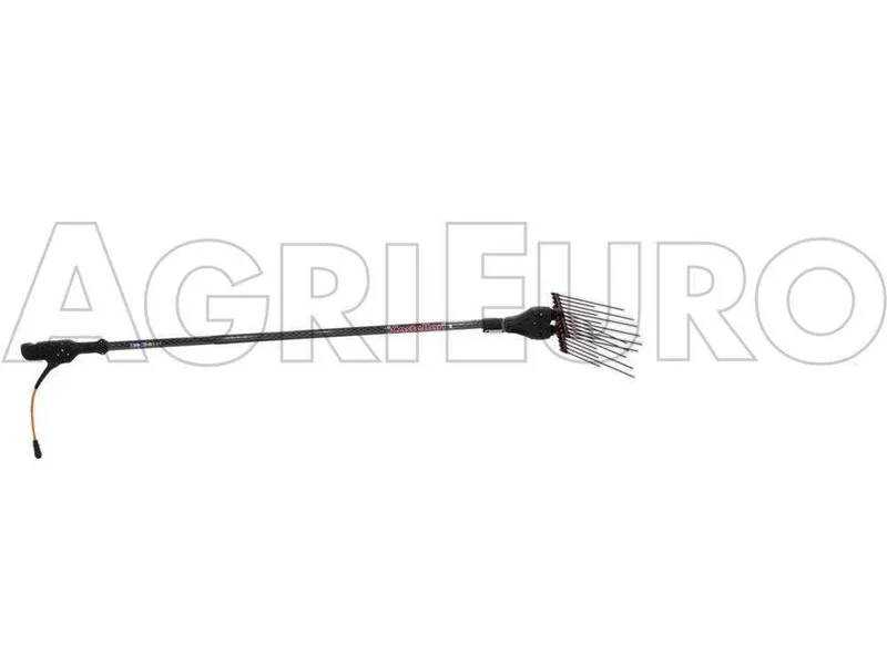 Castellari Tornado Carbon L V3 - Peigne vibreur électrique à batterie de type automobile avec câble inclus - Perche télescopique en carbone 230/330cm