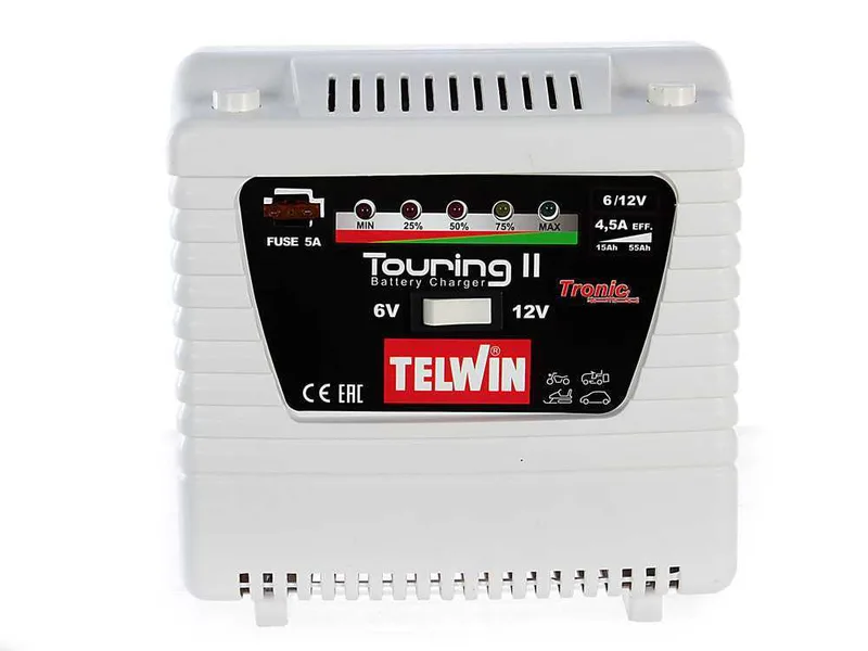 Telwin Touring 11 - Chargeur de batterie - batteries de 6 et 12 V - signalisation LED de la charge