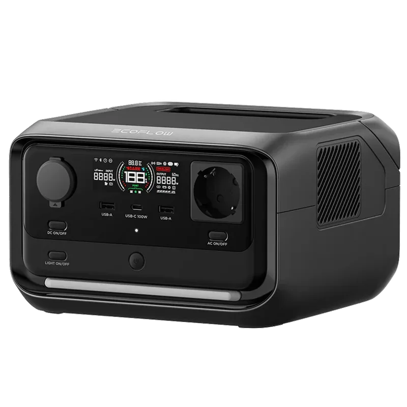 EcoFlow River 3 Plus - Power Station batterie portable - 600 W - 286 Wh/22,4 V