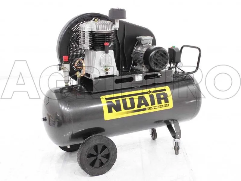 Nuair NB/5,5CT/270 - Compresseur d'air électrique triphasé à courroie - Moteur 5.5 CV - 270 L