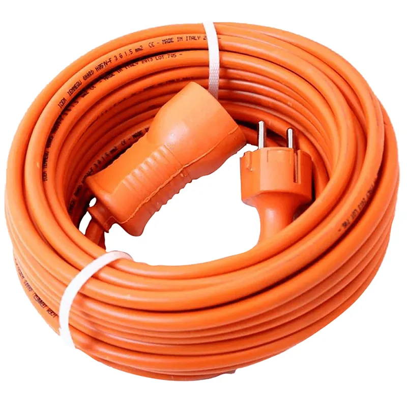 Câble électrique de 25m 3 fils de cuivre de 1,5mm de section
