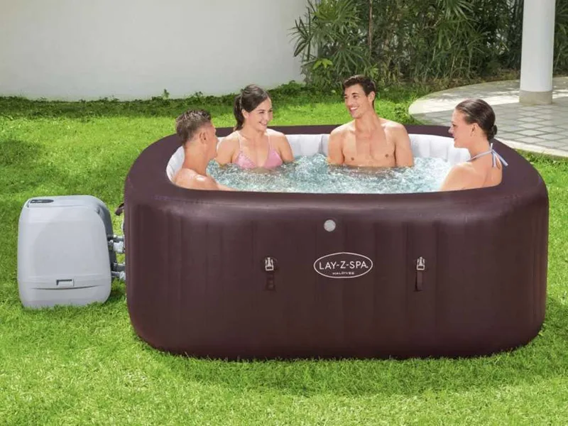 Bestway Lay-Z-Spa Maldives HydroJet Pro 60033 - 201 x 201 x 80 cm - Spa gonflable à hydromassage