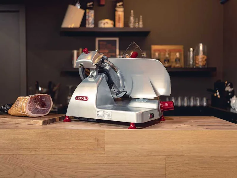 Berkel Pro Line XS30 Total Grey - Trancheuse avec lame en acier chromé de 300 mm
