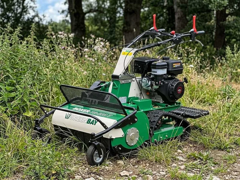 GreenBay BOXER 76-150 T - Tondeuse débroussailleuse professionnelle sur chenilles - Loncin G420FA