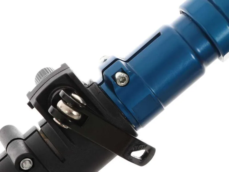 Perche télescopique en aluminium pneumatique Paterlini Blu Light - 2,5 / 3,50 mt