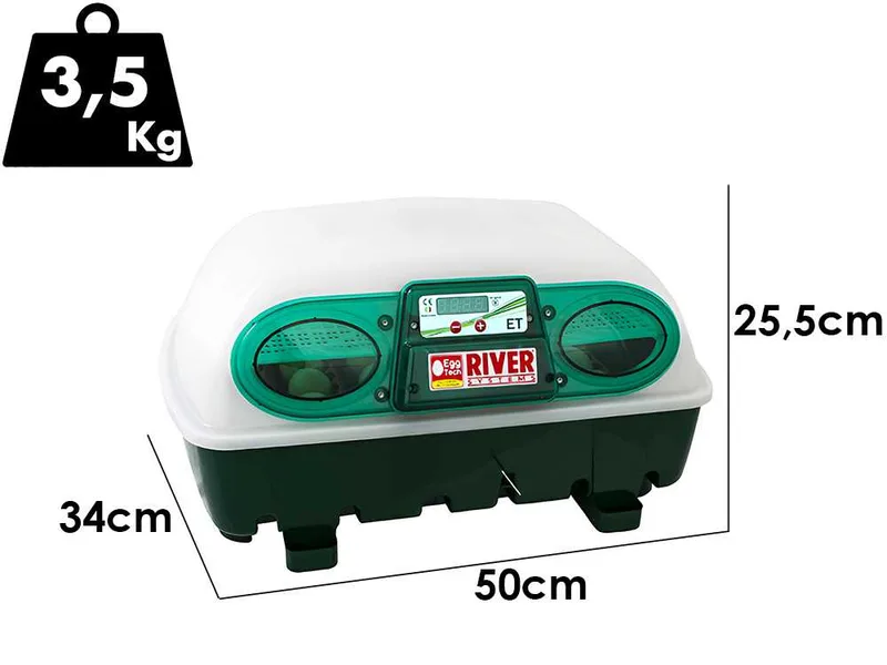 River Systems ET 24 - Couveuse à œufs automatique - 24 œufs