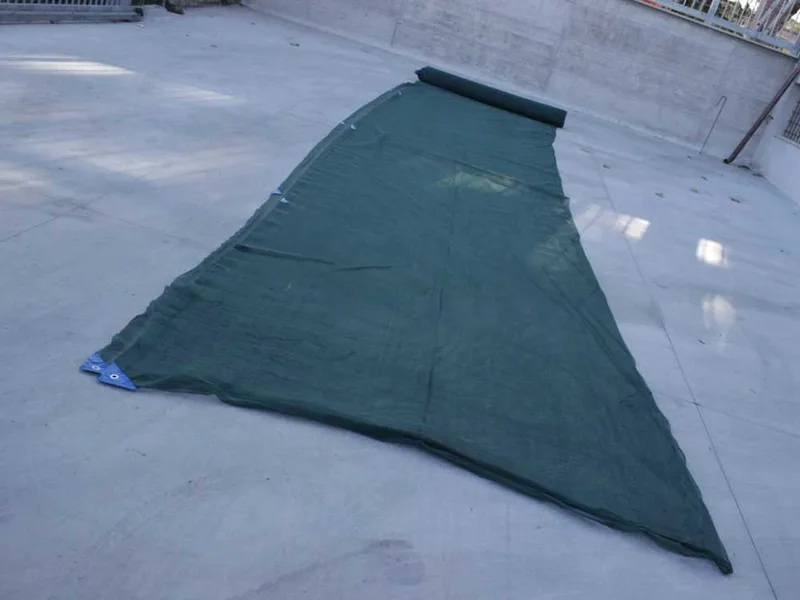 Rouleau 8 x 50 m filet anti-épines et anti-déchirures pour récolte olives Toile 95g/m2