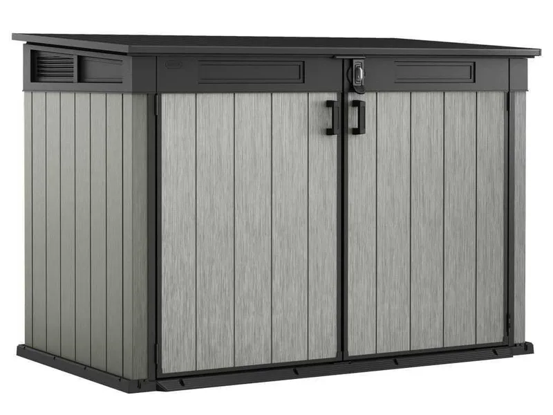 Keter Grande Store - Armoire porte-outils de jardin - 190.5x109.3x132.5 cm