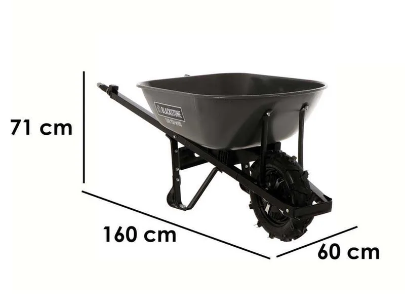 Brouette électrique Blackstone CAR 150-M100 - Batterie de 24V/12ah