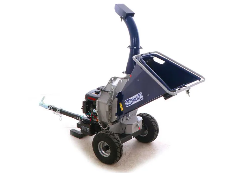 BullMach ZEUS 160 LE - Broyeur à moteur thermique remorquable - Loncin 420cm3 avec démarrage électrique