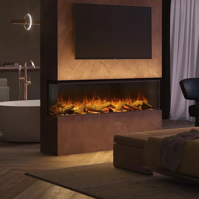 La Nordica Lumen 1600 Cheminée électrique LED pierre