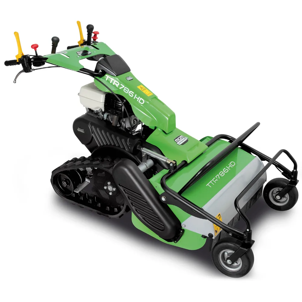 Lampacrescia MGM TTR886HD - Tondeuse débroussailleuse à couteaux - sur chenilles - Honda GX390 Pentes fortes
