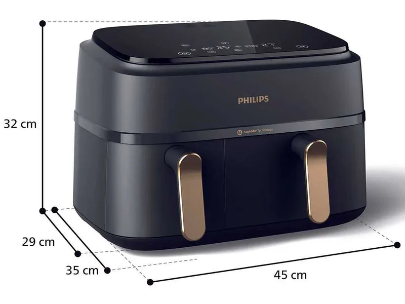 Philips Airfreyer Série 3000 NA352/00 - Friteuse à air chaud - 9 L
