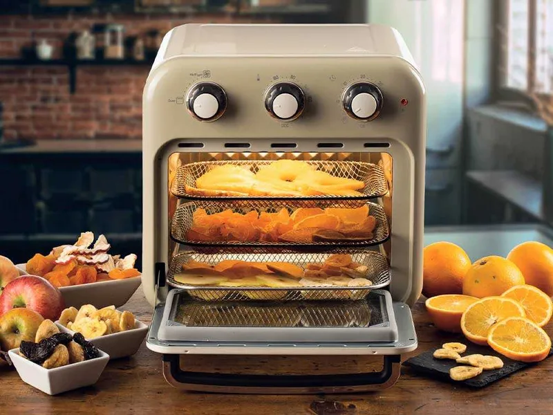 Ariete Vintage Beige - Friteuse à air et four électrique 16 L