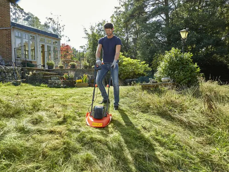 Black & Decker BEMWH551-QS - Tondeuse à gazon sur coussin d'air - 1200W - Coupe de 32 cm