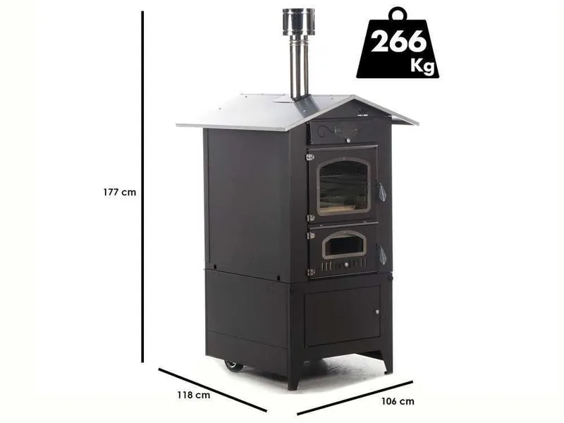 Rossofuoco Effe 80 - Four à bois d'extérieur