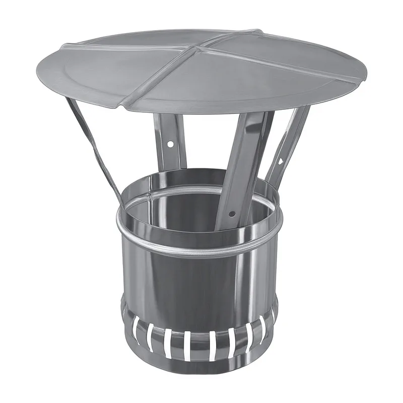 Schiedel chapeau de pluie Ø180 mm brillant