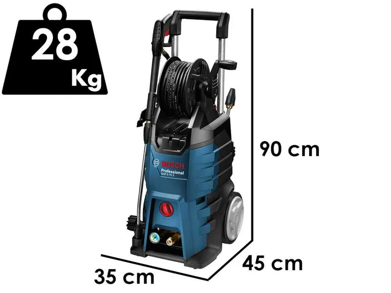 Bosch Professional GHP 5-75 X - Nettoyeur haute pression à eau froide - 185 bar - 570 l/h