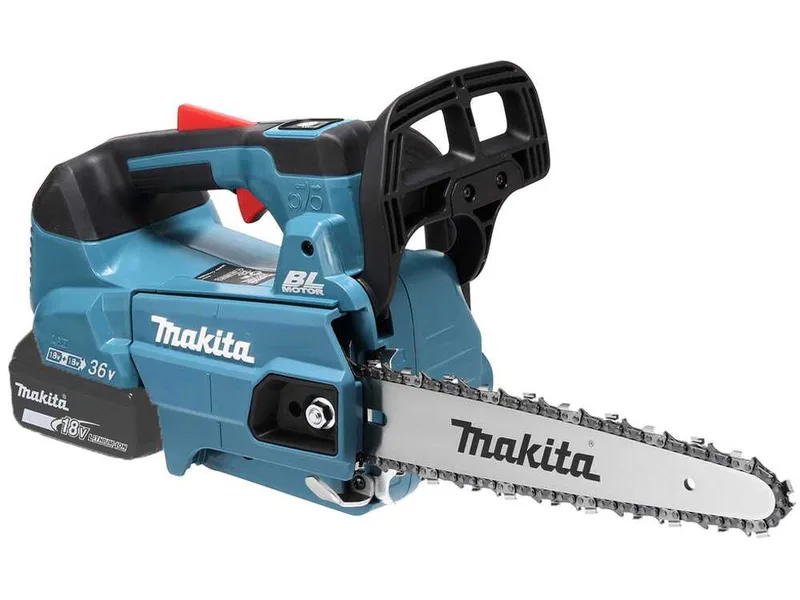Makita DUC256CZ - Tronçonneuse à batterie - 2 x 18 V 6 Ah - Guide de 25 cm