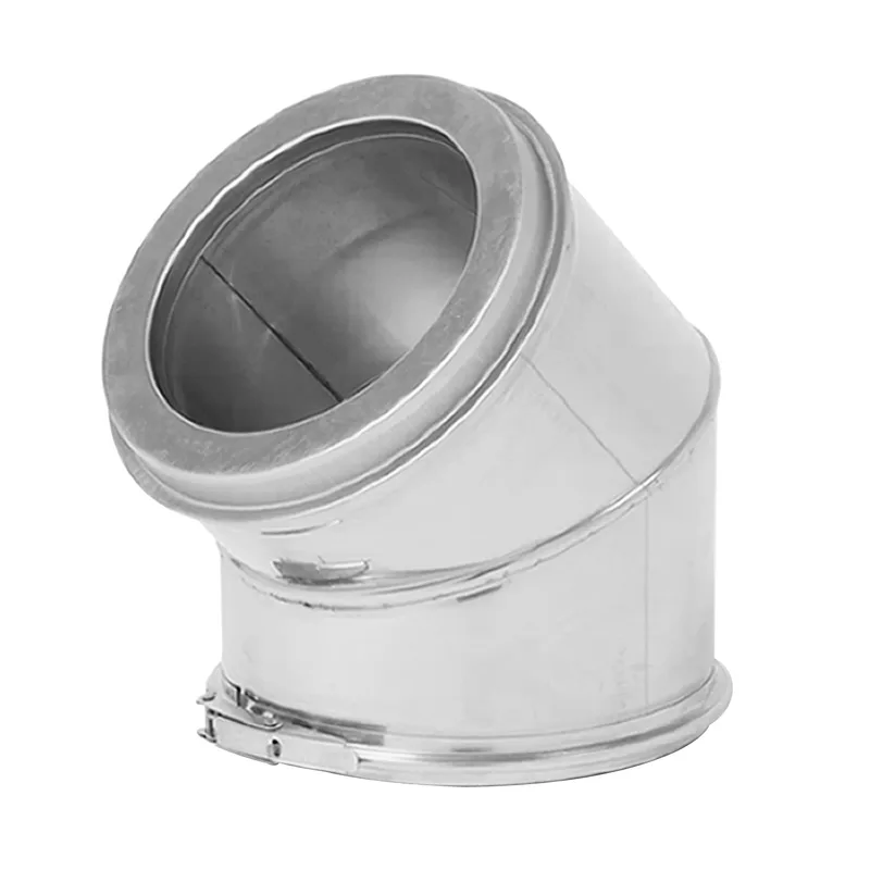 Opsinox conduit de cheminée en acier inoxydable 150mm coude 45° BO4