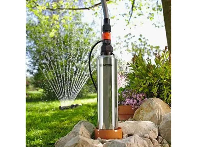 Pompe à immersion pour Puits Gardena 5500/5 inox - 850W - Pour eaux claires