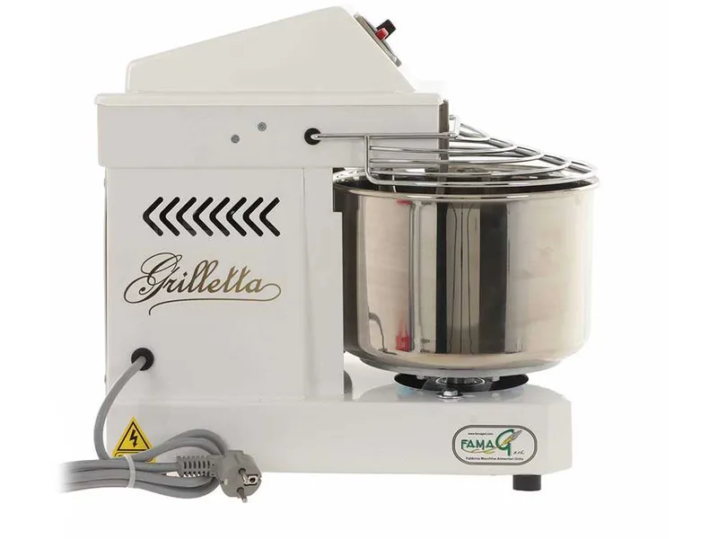 Famag Grilletta IM 5/230 10 Velocità HH - Pétrin à spirale 5 kg à haut niveau d'hydratation