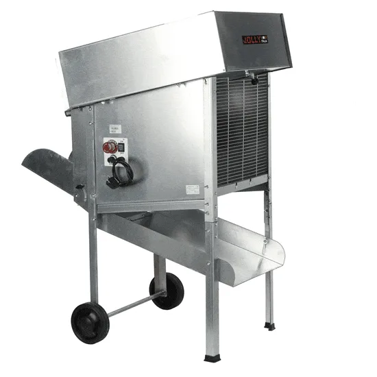 JOLLY Falkom - Effeuilleuse à olives électrique en acier inox - variateur de vitesse