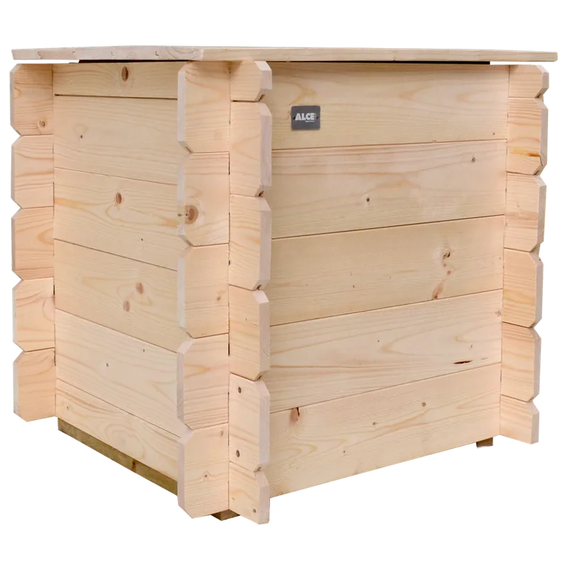 Alce Gaia - Coffre à outils de jardin - 60 x 60 x 54 cm