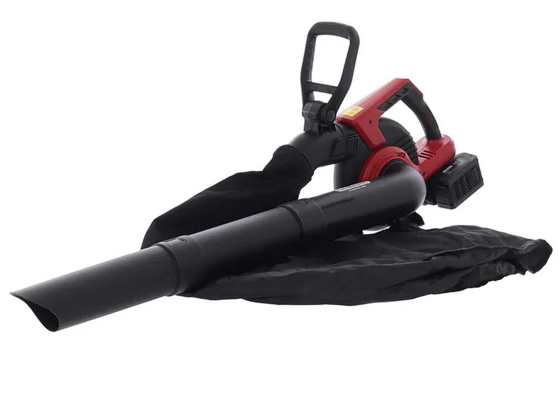 GeoTech X-Line BV-40V - Souffleur-aspirateur à batterie - 2 × 20 V 2 Ah