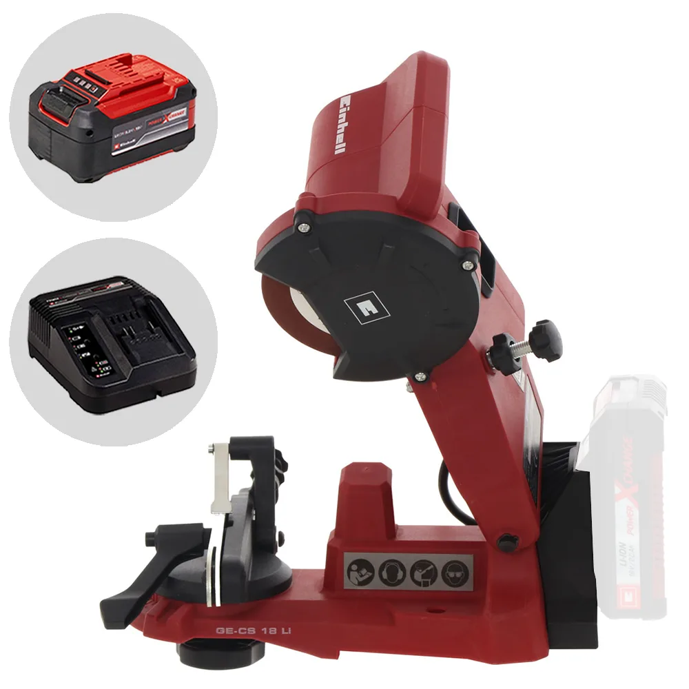 Einhell GE-CS 18 Li - Affûteuse de chaînes de tronçonneuses - 5,2 Ah 18 V
