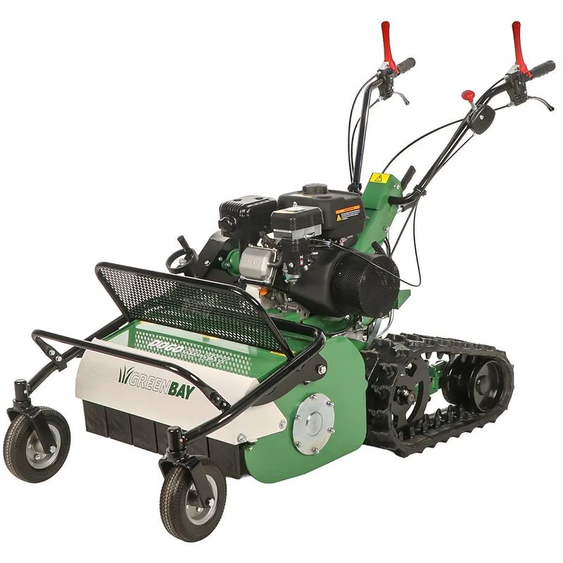 GreenBay DOGO 60-85 T - Tondeuse débroussailleuse professionnelle sur chenilles - Loncin LC175F-2