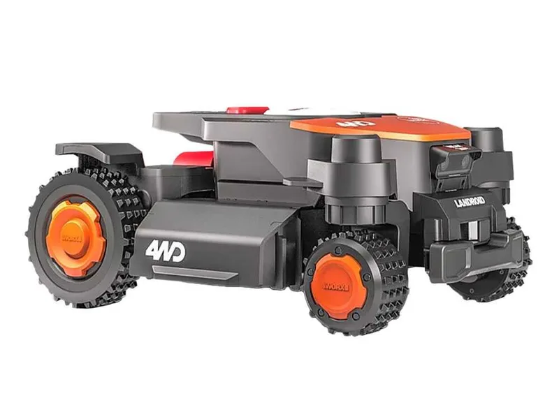 Worx Landroid Vision Cloud WR340E - Robot tondeuse 4 WD - Sans installation - Cut-to-Zero inclus