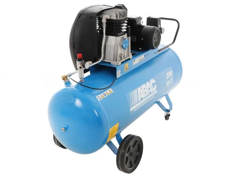 Abac line A39 200 CT3 - Compresseur d'air électrique triphasé par courroie - Moteur 3 CV - 200 L