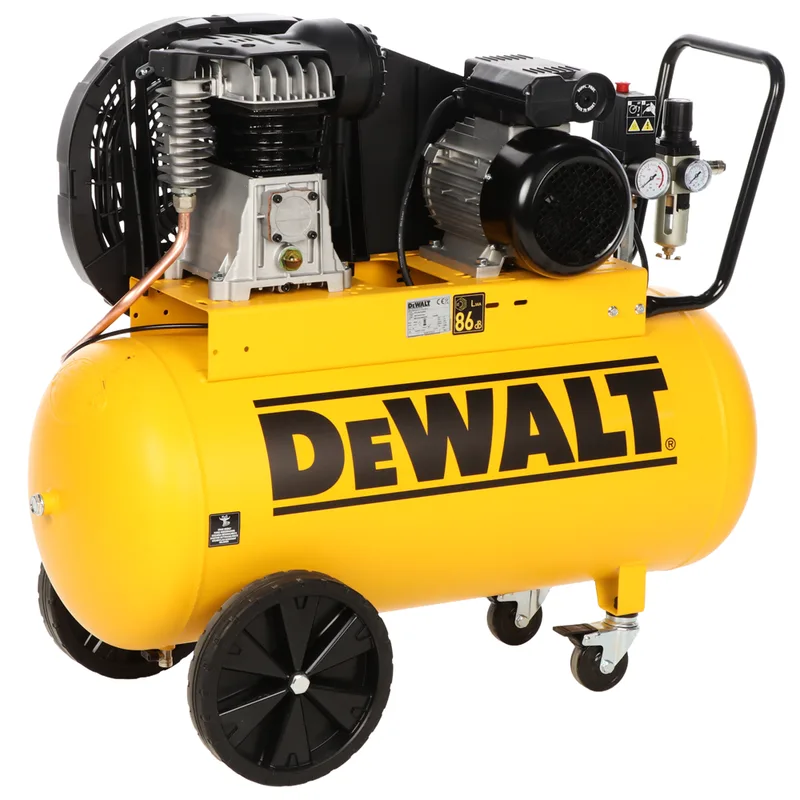 DEWALT DXCMB2M100HE - Compresseur d'air électrique monophasé à courroie - Moteur 2 CV – 100 L