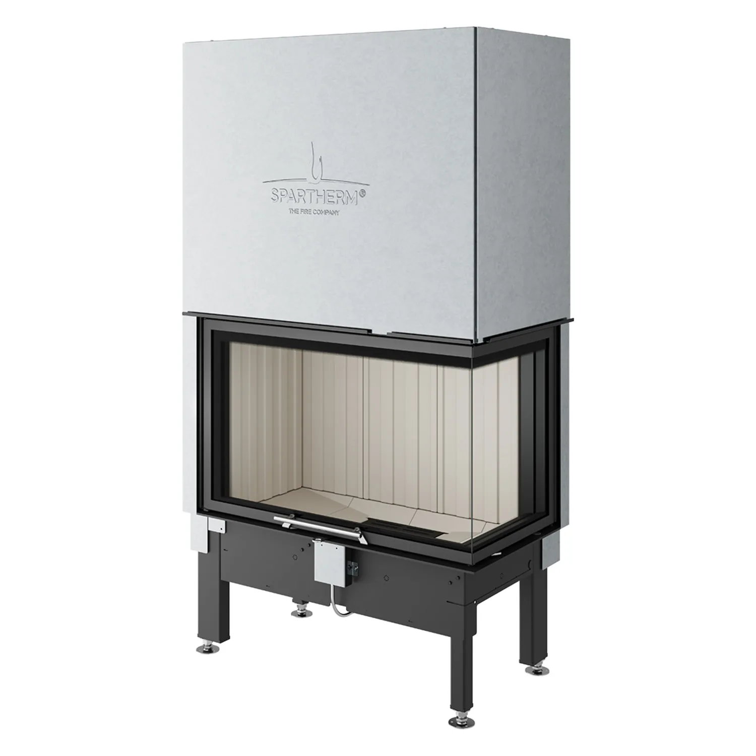 Spartherm Varia 2R-80h 2.0 Insert de cheminée d'angle