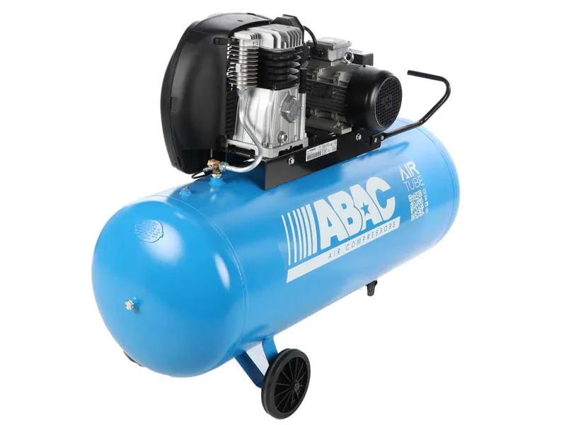 ABAC EXT A39B 270 CT4 - Compresseur d'air électrique triphasé à courroie - Moteur 4 CV – 270 L