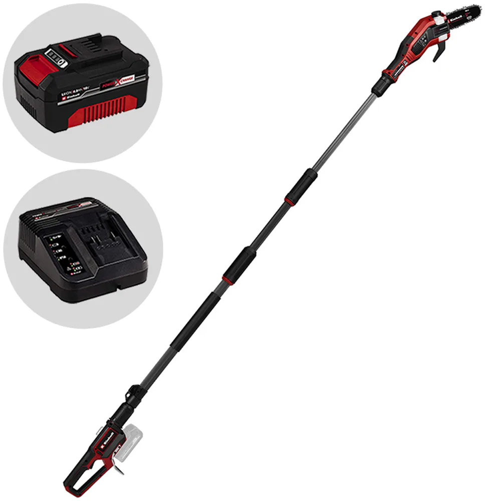 Einhell GP-LC 18/20 Li T BL - Élagueuse électrique à batterie sur perche télescopique - 18 V 4Ah