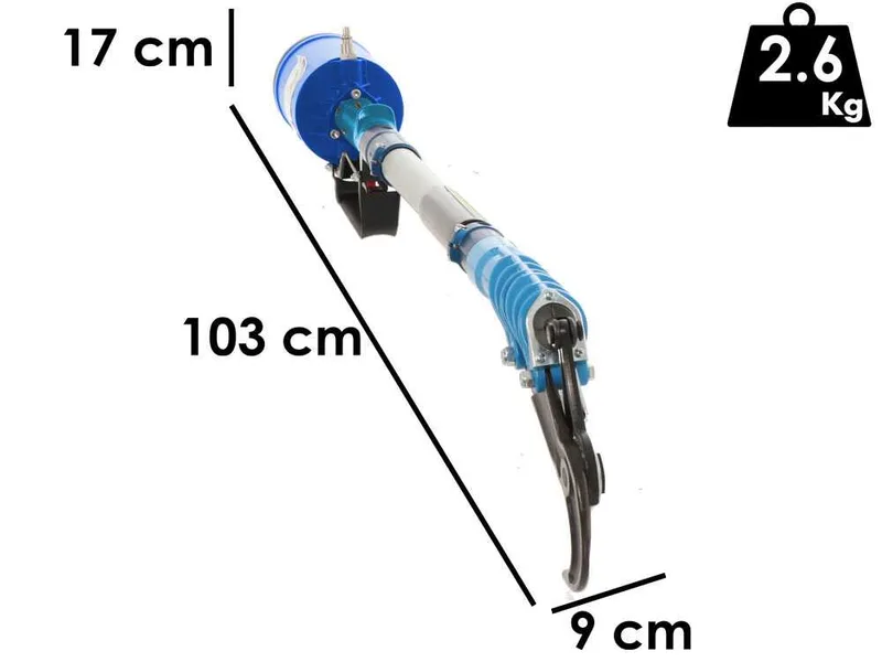 Sécateur pneumatique de taille Paterlini Ara 8/U - perche fixe de 0.5 mètres - à air comprimé