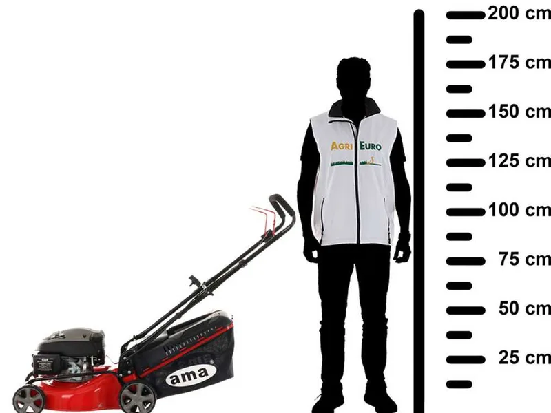 Tondeuse manuelle Ama TRX 421 - 3en1: ramassage + éjection arrière + mulching