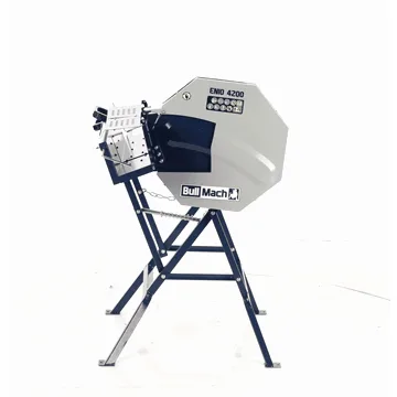BullMach ENIO 4200 - Scie à bûches électrique - scie circulaire à chevalet monophasée