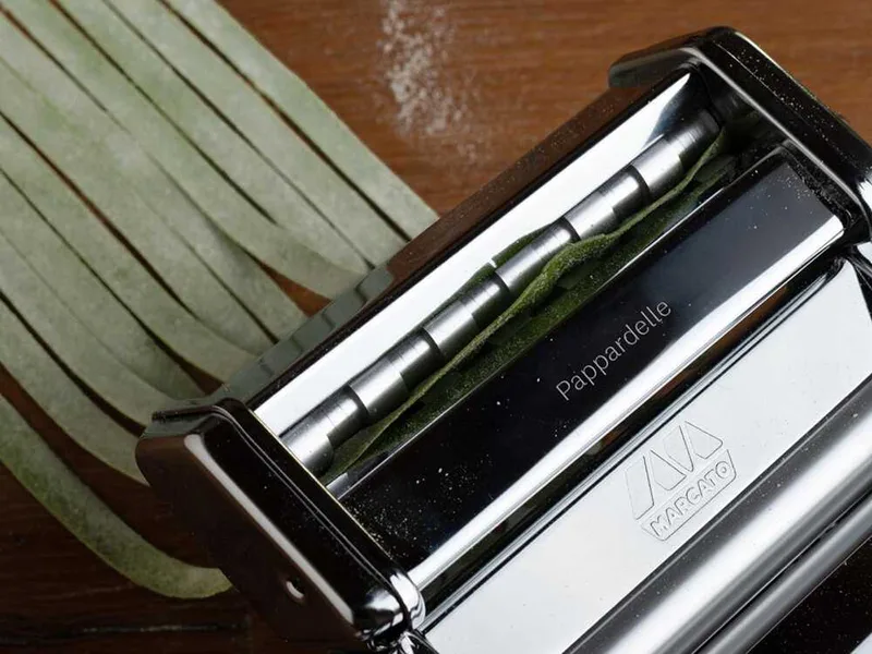 Marcato Atlas 150 Classic Set Multipast - Machine à pâtes manuelle en acier inox + 3 accessoires